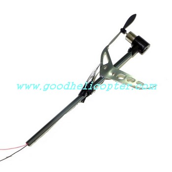 sh-6030-c7 helicopter parts tail set (tail big boom + tail motor + tail motor deck + tail blade + tail decoration set + fixed set)